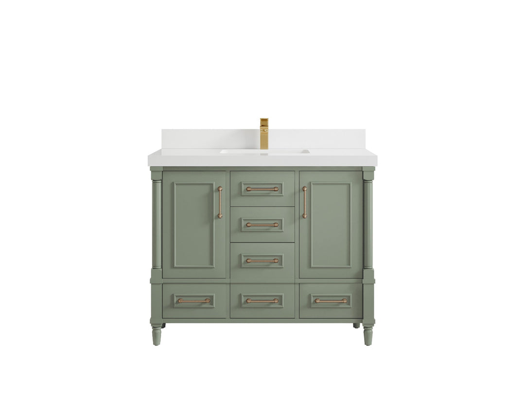 Aberdeen 42 in. W x 22 in. D Single Sink Bathroom Vanity - Willow Bath and Vanity