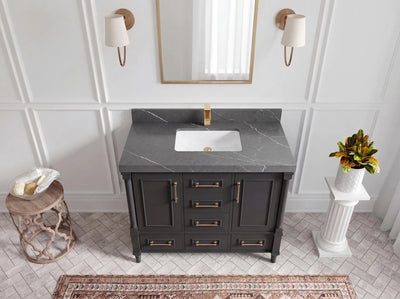 Aberdeen 42 in. W x 22 in. D Single Sink Bathroom Vanity - Willow Bath and Vanity