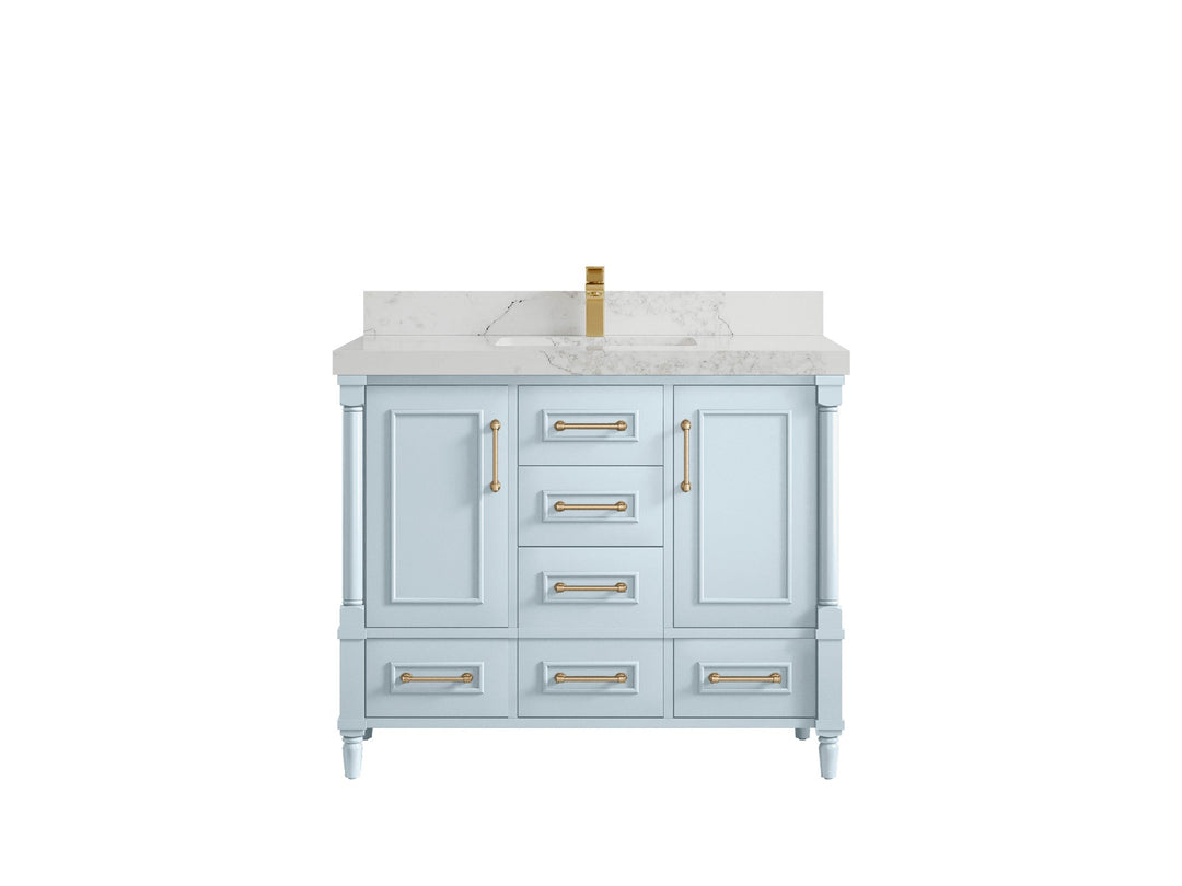 Aberdeen 42 in. W x 22 in. D Single Sink Bathroom Vanity - Willow Bath and Vanity
