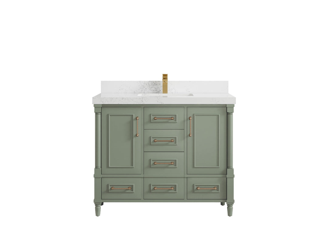 Aberdeen 42 in. W x 22 in. D Single Sink Bathroom Vanity - Willow Bath and Vanity
