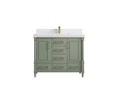 Aberdeen 42 in. W x 22 in. D Single Sink Bathroom Vanity - Willow Bath and Vanity