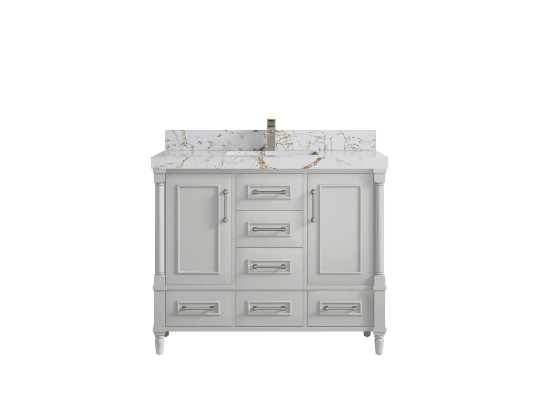 Aberdeen 42 in. W x 22 in. D Single Sink Bathroom Vanity - Willow Bath and Vanity
