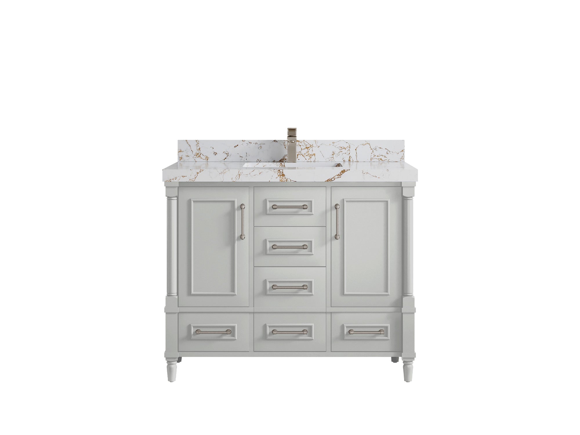 Aberdeen 42 in. W x 22 in. D Single Sink Bathroom Vanity - Willow Bath and Vanity