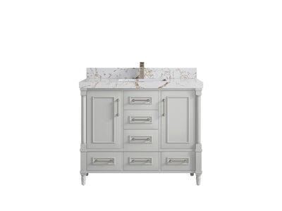 Aberdeen 42 in. W x 22 in. D Single Sink Bathroom Vanity - Willow Bath and Vanity