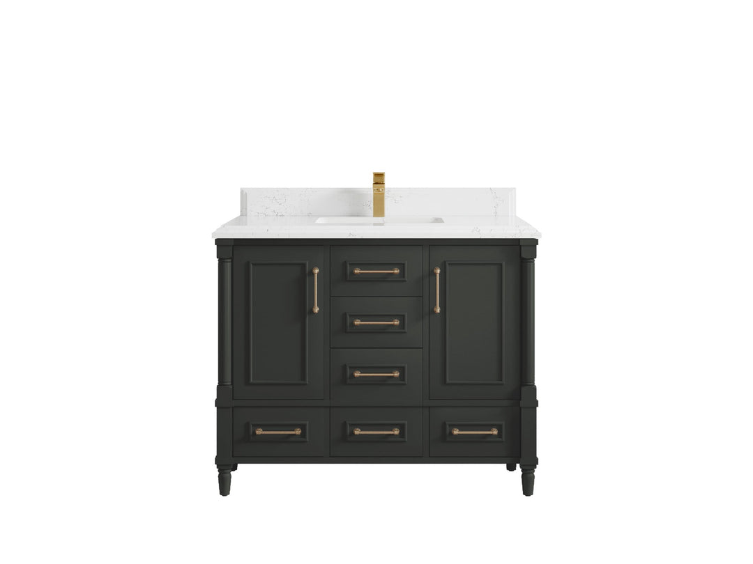 Aberdeen 42 in. W x 22 in. D Single Sink Bathroom Vanity - Willow Bath and Vanity