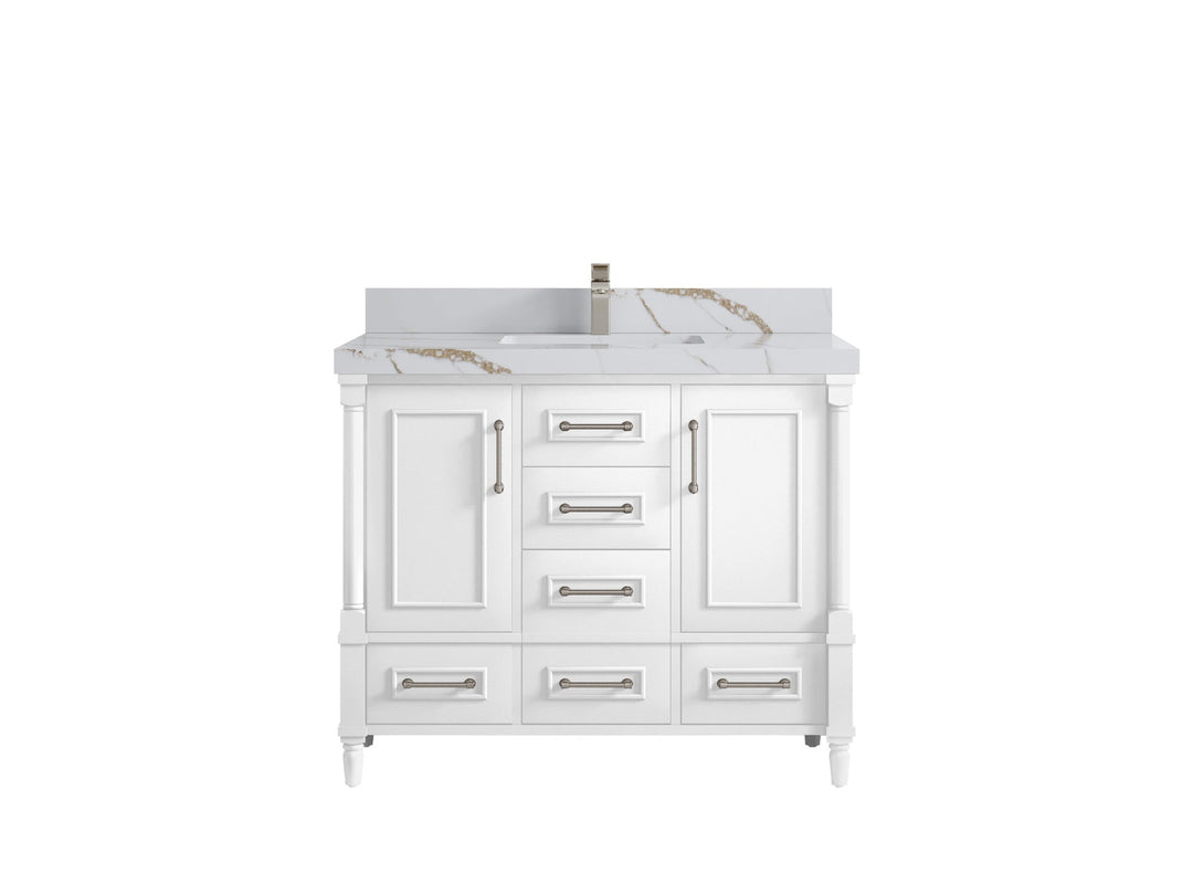 Aberdeen 42 in. W x 22 in. D Single Sink Bathroom Vanity - Willow Bath and Vanity
