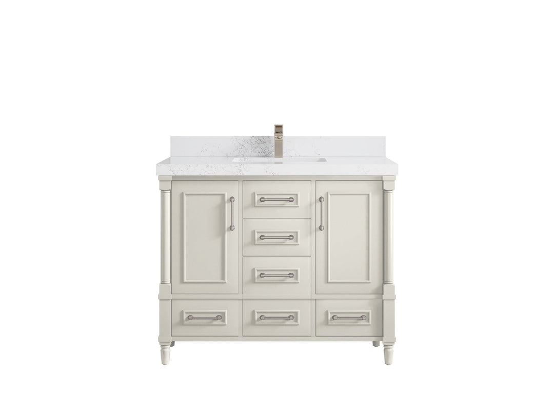 Aberdeen 42 in. W x 22 in. D Single Sink Bathroom Vanity - Willow Bath and Vanity