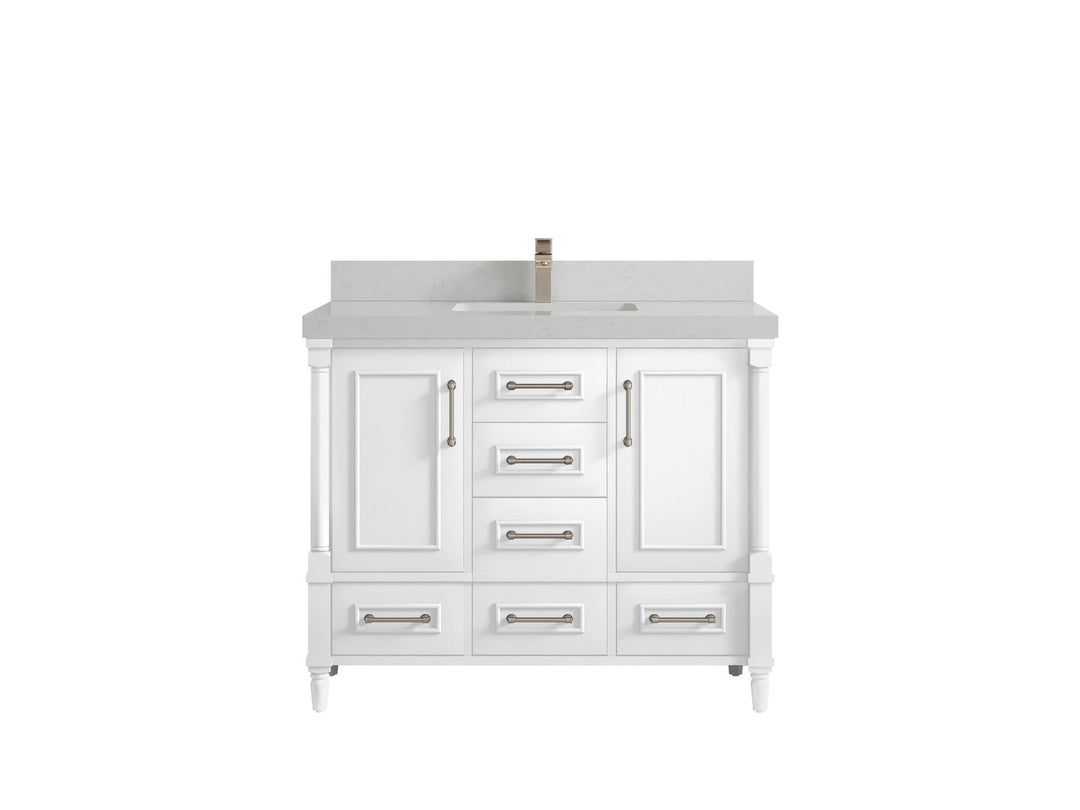 Aberdeen 42 in. W x 22 in. D Single Sink Bathroom Vanity - Willow Bath and Vanity