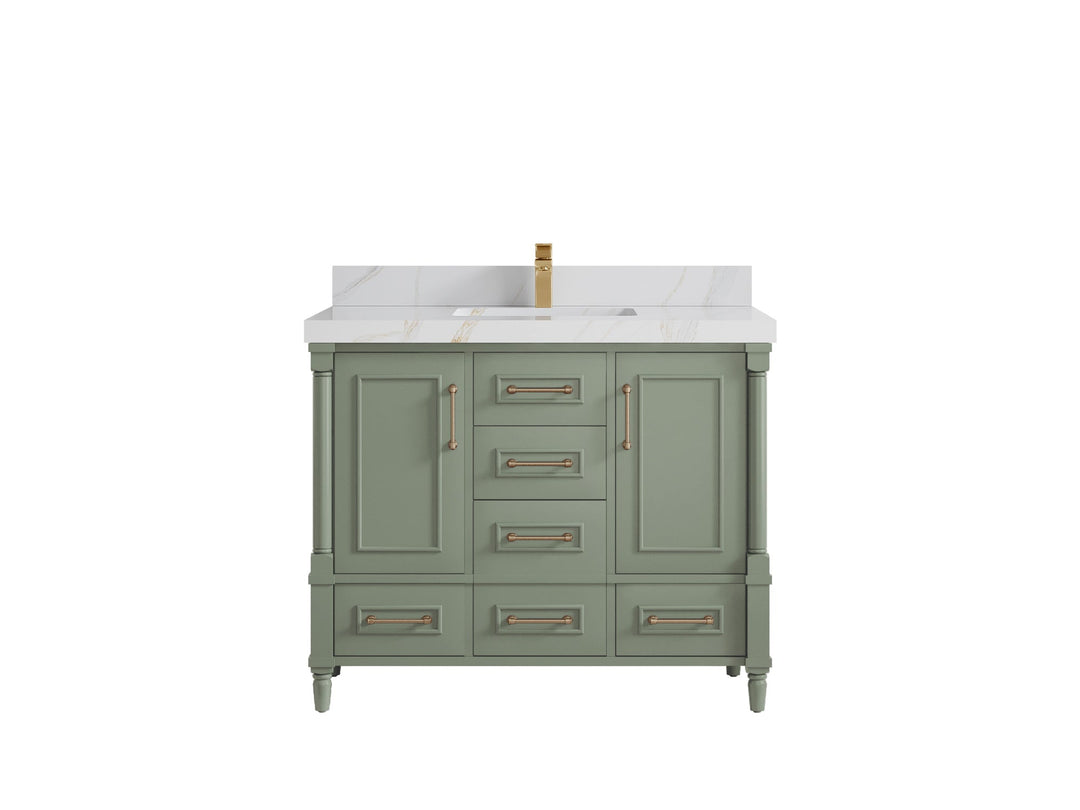 Aberdeen 42 in. W x 22 in. D Single Sink Bathroom Vanity - Willow Bath and Vanity