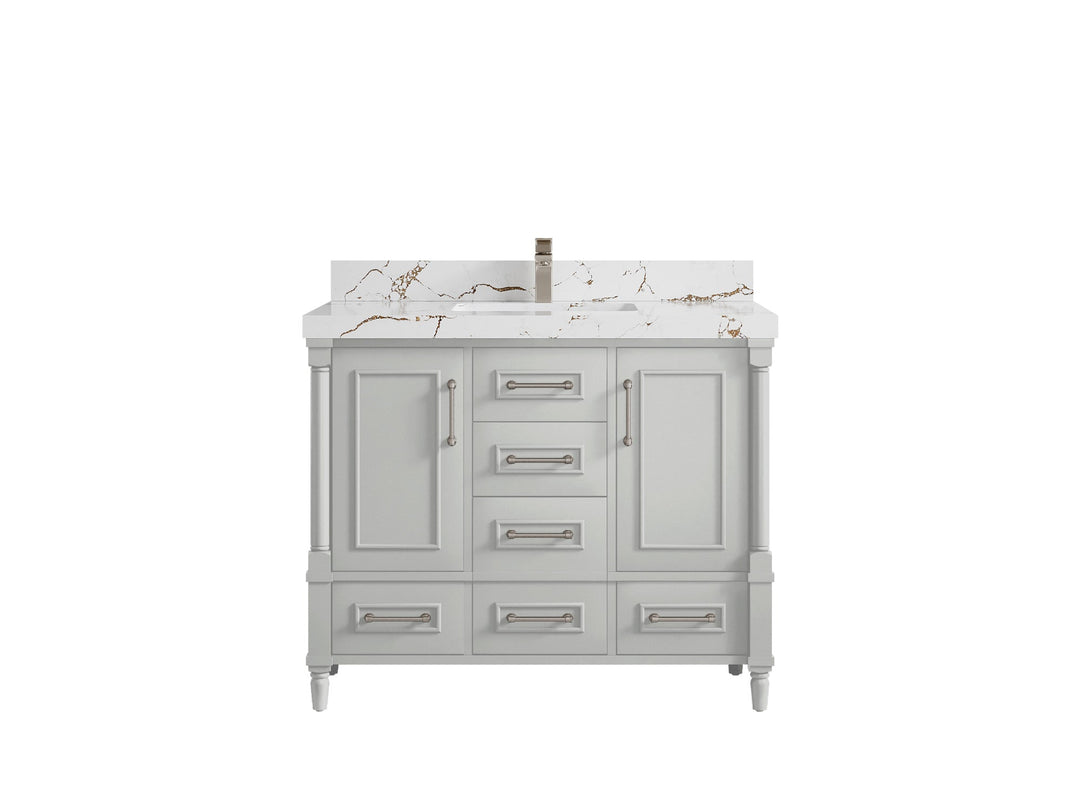 Aberdeen 42 in. W x 22 in. D Single Sink Bathroom Vanity - Willow Bath and Vanity