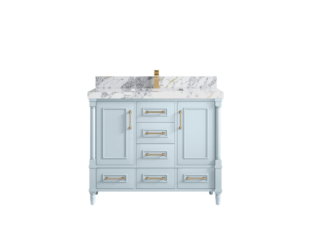 Aberdeen 42 in. W x 22 in. D Single Sink Bathroom Vanity - Willow Bath and Vanity