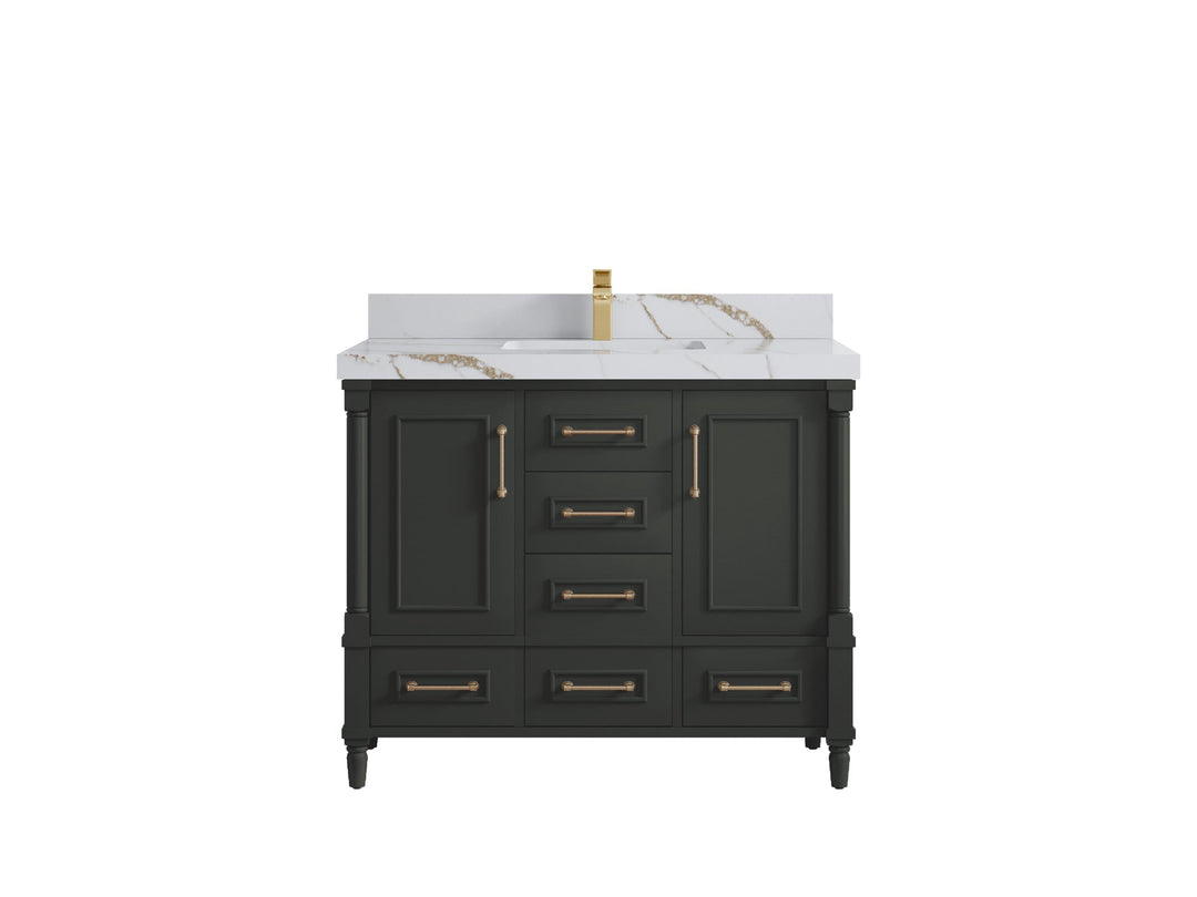 Aberdeen 42 in. W x 22 in. D Single Sink Bathroom Vanity - Willow Bath and Vanity
