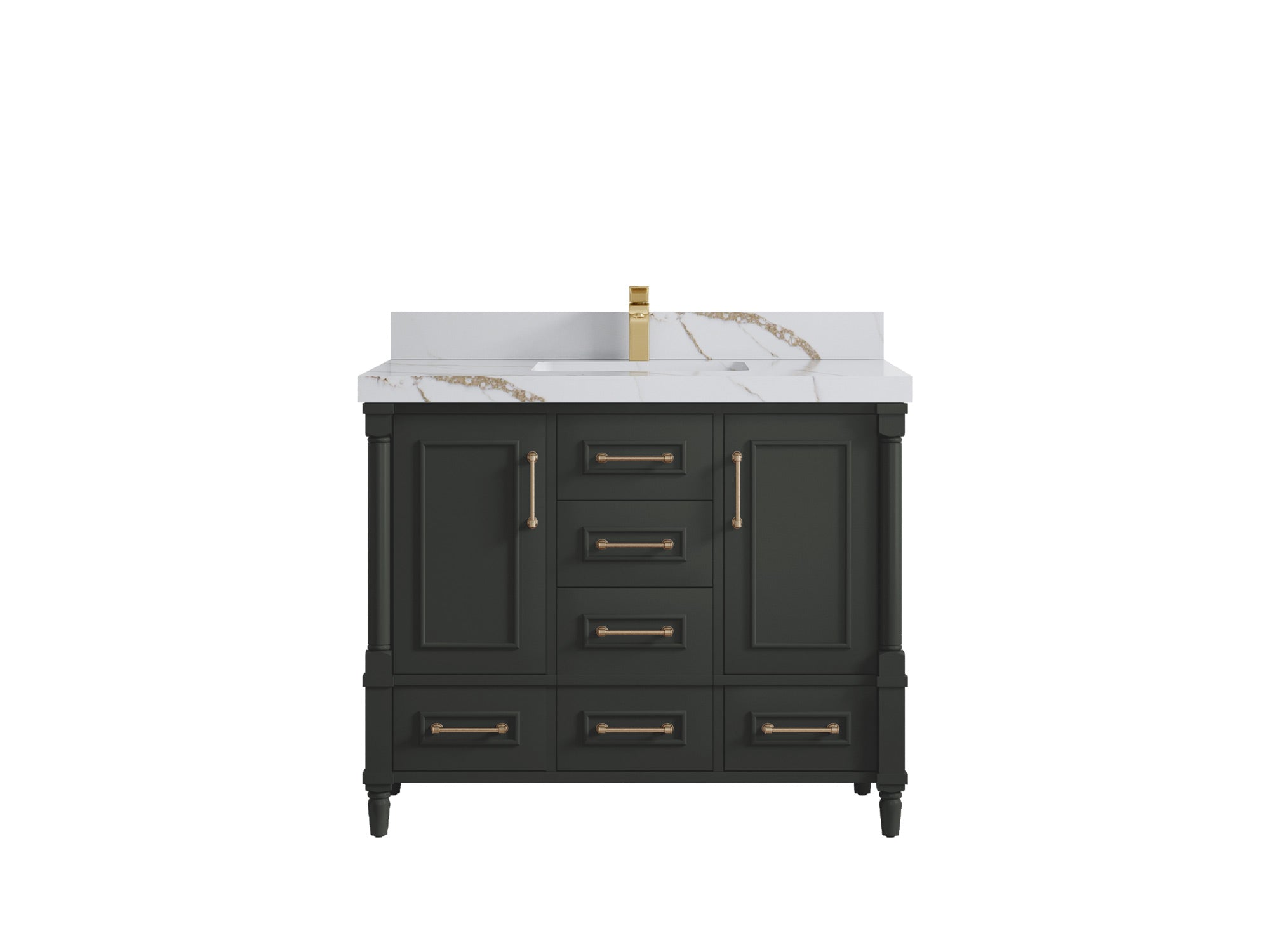 Aberdeen 42 in. W x 22 in. D Single Sink Bathroom Vanity - Willow Bath and Vanity