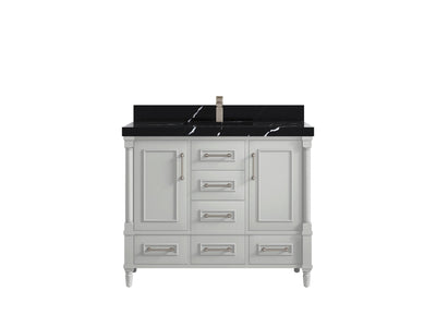 Aberdeen 42 in. W x 22 in. D Single Sink Bathroom Vanity - Willow Bath and Vanity