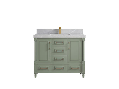 Aberdeen 42 in. W x 22 in. D Single Sink Bathroom Vanity - Willow Bath and Vanity