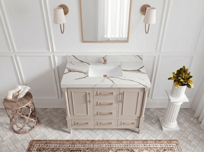 Aberdeen 42 in. W x 22 in. D Single Sink Bathroom Vanity - Willow Bath and Vanity