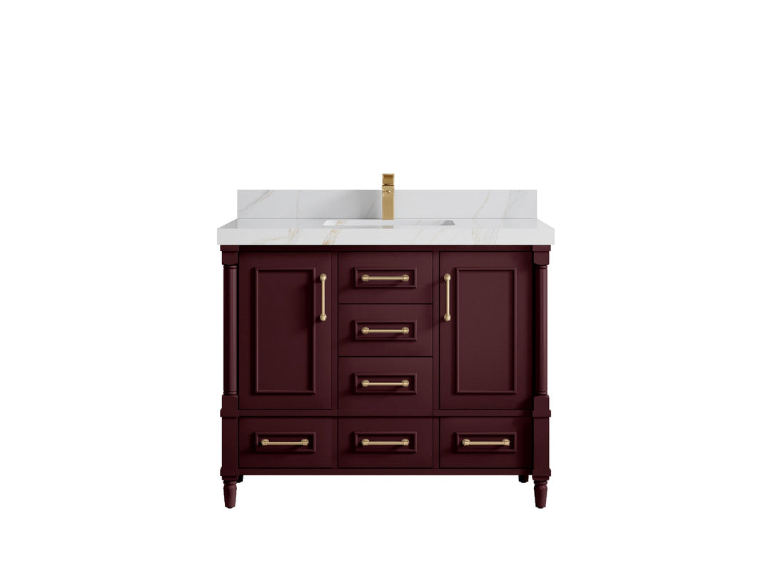 Aberdeen 42 in. W x 22 in. D Single Sink Bathroom Vanity - Willow Bath and Vanity