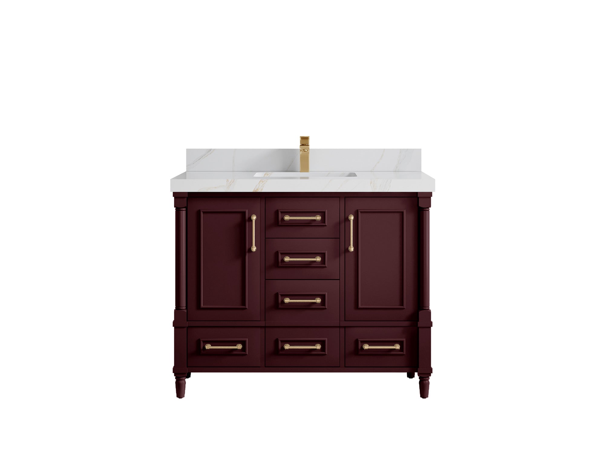 Aberdeen 42 in. W x 22 in. D Single Sink Bathroom Vanity - Willow Bath and Vanity