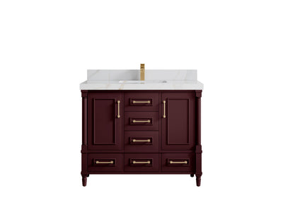 Aberdeen 42 in. W x 22 in. D Single Sink Bathroom Vanity - Willow Bath and Vanity