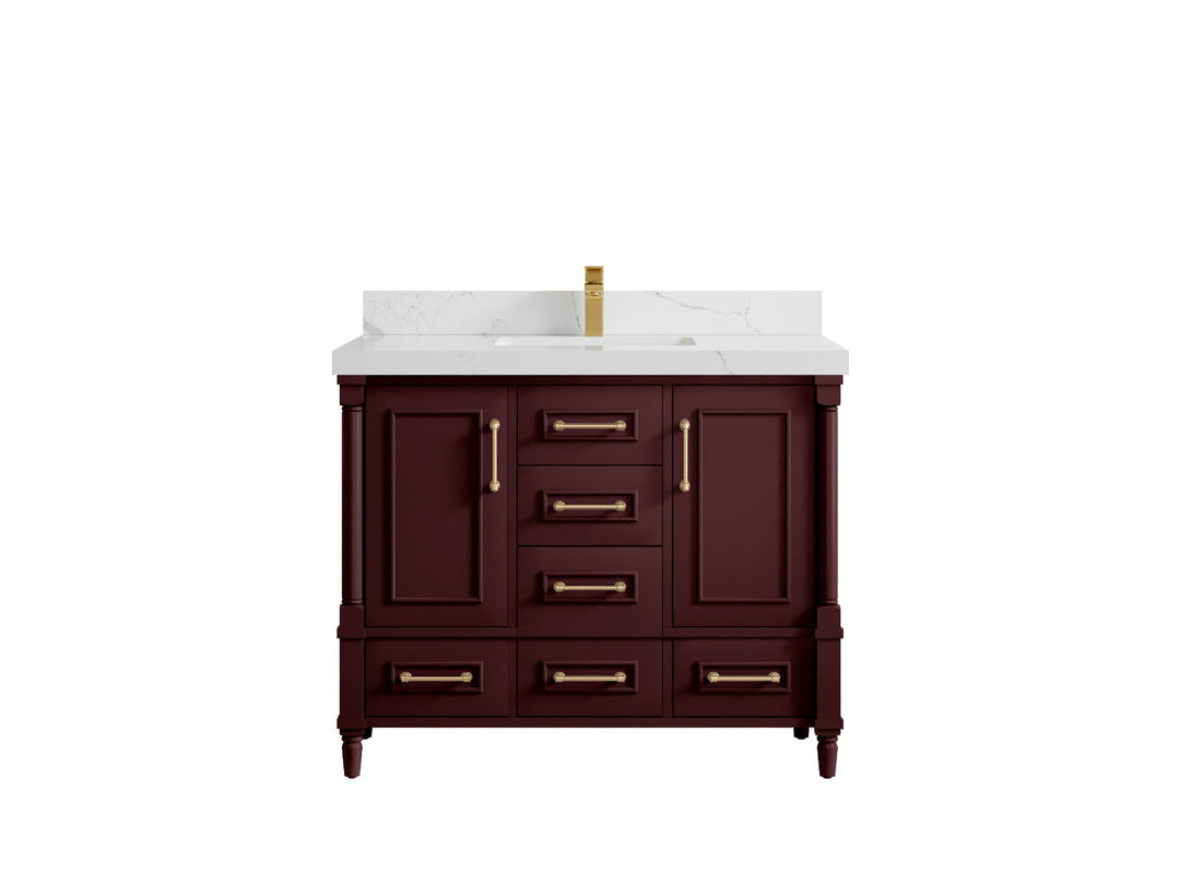 Aberdeen 42 in. W x 22 in. D Single Sink Bathroom Vanity - Willow Bath and Vanity