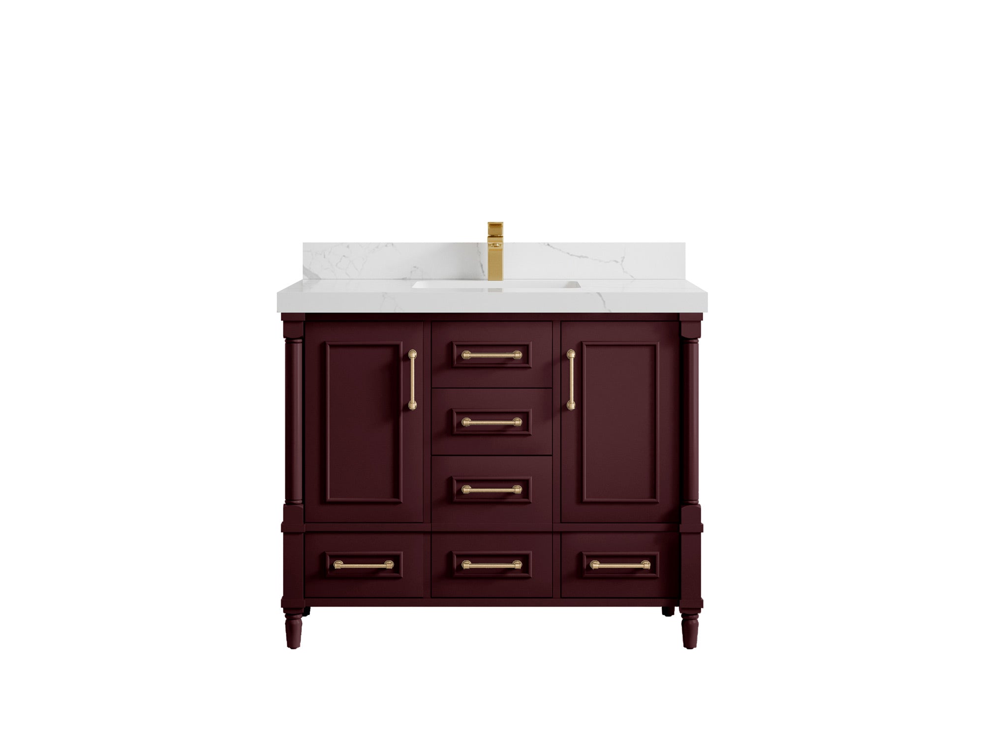 Aberdeen 42 in. W x 22 in. D Single Sink Bathroom Vanity - Willow Bath and Vanity