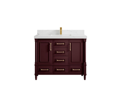 Aberdeen 42 in. W x 22 in. D Single Sink Bathroom Vanity - Willow Bath and Vanity