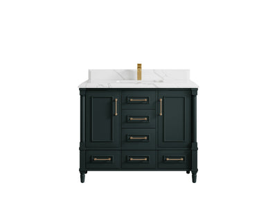 Aberdeen 42 in. W x 22 in. D Single Sink Bathroom Vanity - Willow Bath and Vanity
