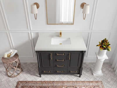 Aberdeen 42 in. W x 22 in. D Single Sink Bathroom Vanity - Willow Bath and Vanity