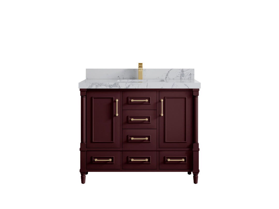 Aberdeen 42 in. W x 22 in. D Single Sink Bathroom Vanity - Willow Bath and Vanity