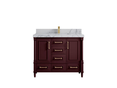 Aberdeen 42 in. W x 22 in. D Single Sink Bathroom Vanity - Willow Bath and Vanity
