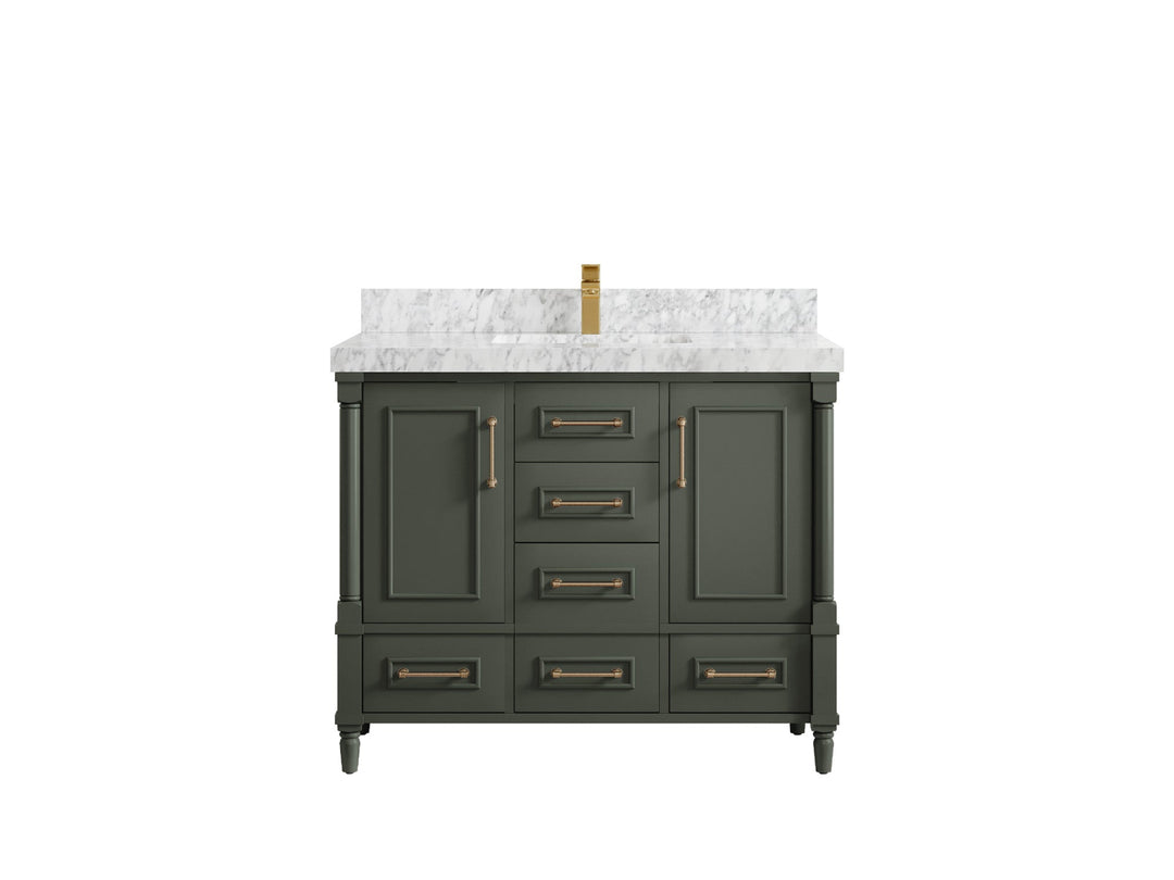 Aberdeen 42 in. W x 22 in. D Single Sink Bathroom Vanity - Willow Bath and Vanity