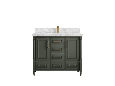 Aberdeen 42 in. W x 22 in. D Single Sink Bathroom Vanity - Willow Bath and Vanity