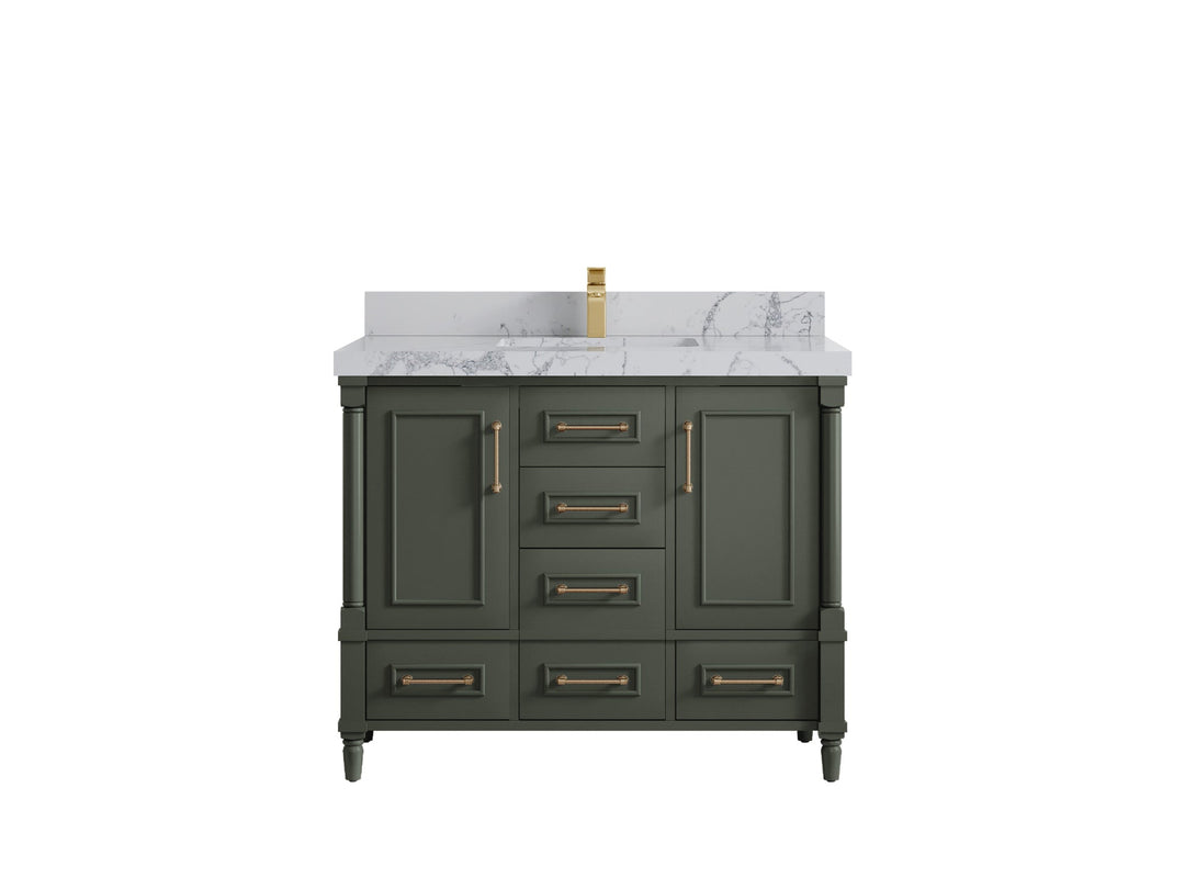 Aberdeen 42 in. W x 22 in. D Single Sink Bathroom Vanity - Willow Bath and Vanity
