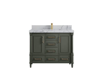 Aberdeen 42 in. W x 22 in. D Single Sink Bathroom Vanity - Willow Bath and Vanity