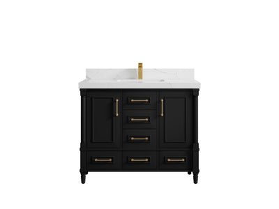 Aberdeen 42 in. W x 22 in. D Single Sink Bathroom Vanity - Willow Bath and Vanity