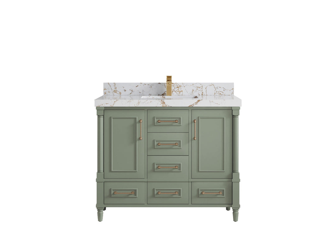 Aberdeen 42 in. W x 22 in. D Single Sink Bathroom Vanity - Willow Bath and Vanity