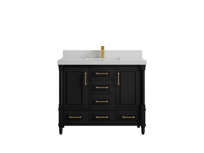 Aberdeen 42 in. W x 22 in. D Single Sink Bathroom Vanity - Willow Bath and Vanity