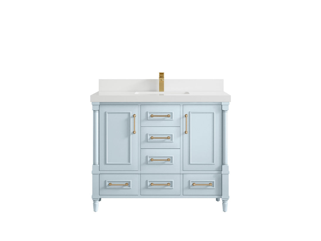 Aberdeen 42 in. W x 22 in. D Single Sink Bathroom Vanity - Willow Bath and Vanity