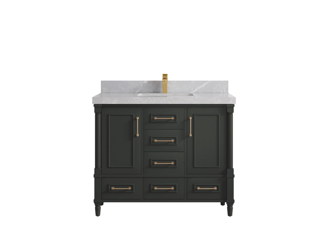 Aberdeen 42 in. W x 22 in. D Single Sink Bathroom Vanity - Willow Bath and Vanity