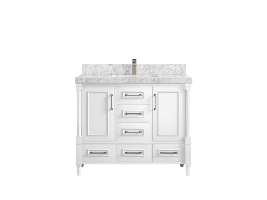 Aberdeen 42 in. W x 22 in. D Single Sink Bathroom Vanity - Willow Bath and Vanity