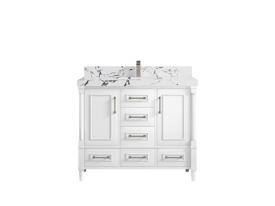 Aberdeen 42 in. W x 22 in. D Single Sink Bathroom Vanity - Willow Bath and Vanity