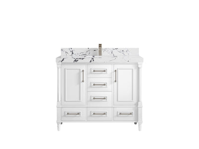 Aberdeen 42 in. W x 22 in. D Single Sink Bathroom Vanity - Willow Bath and Vanity