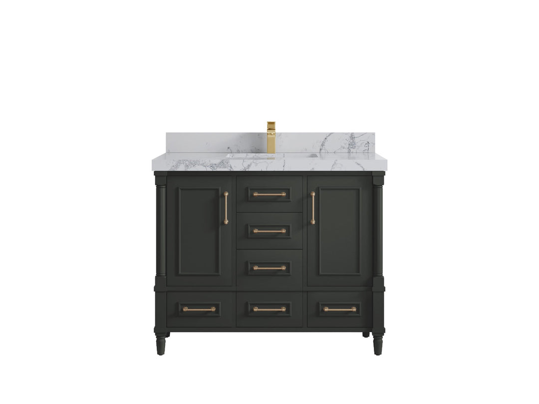 Aberdeen 42 in. W x 22 in. D Single Sink Bathroom Vanity - Willow Bath and Vanity
