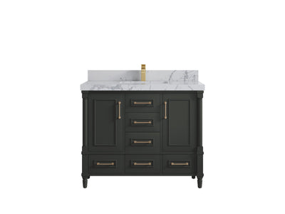 Aberdeen 42 in. W x 22 in. D Single Sink Bathroom Vanity - Willow Bath and Vanity