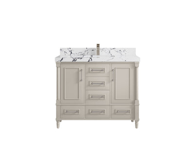 Aberdeen 42 in. W x 22 in. D Single Sink Bathroom Vanity - Willow Bath and Vanity