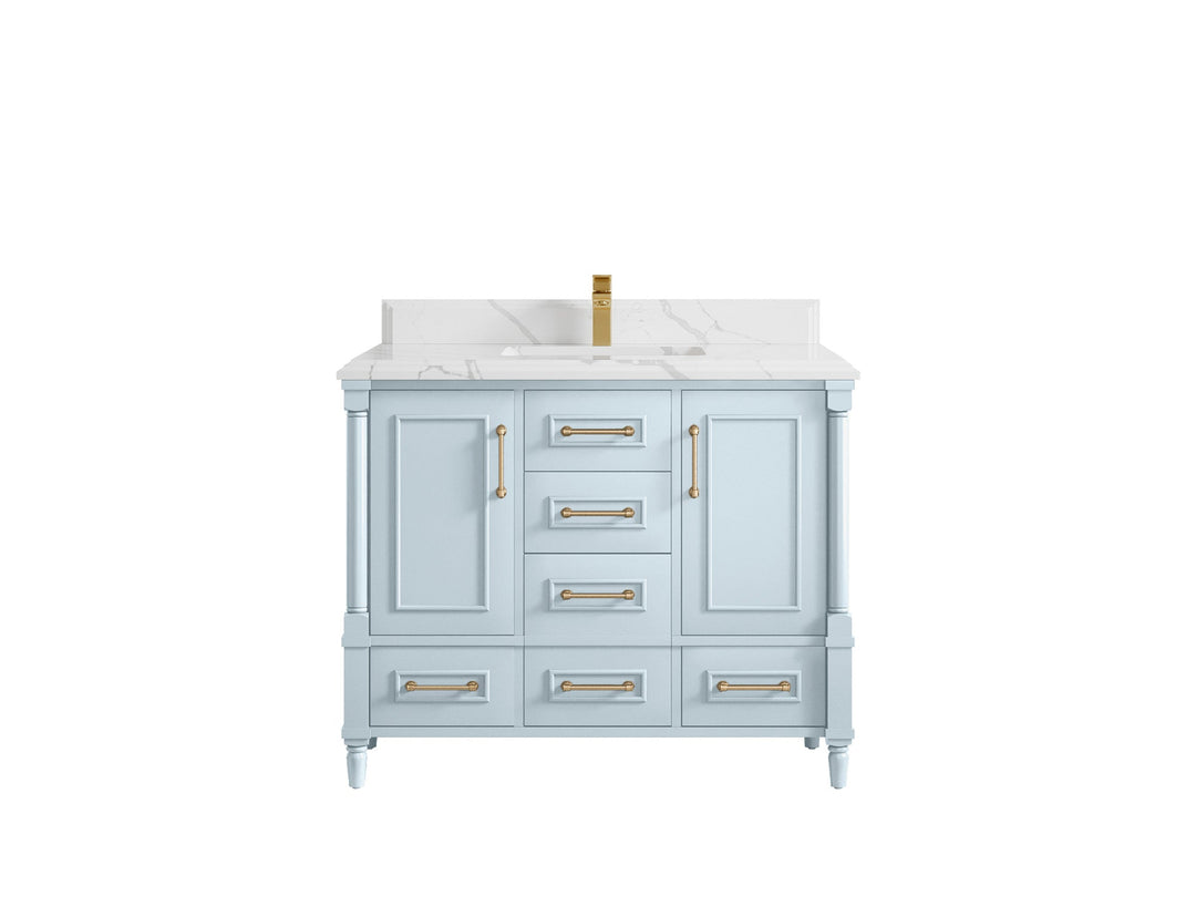 Aberdeen 42 in. W x 22 in. D Single Sink Bathroom Vanity - Willow Bath and Vanity