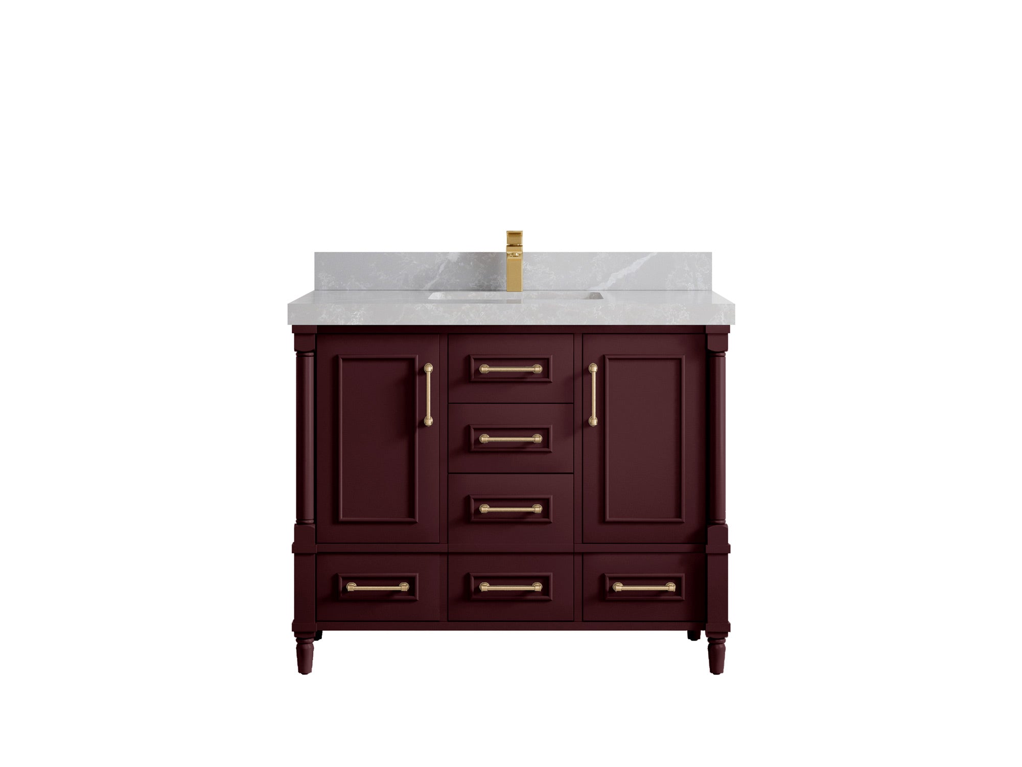 Aberdeen 42 in. W x 22 in. D Single Sink Bathroom Vanity - Willow Bath and Vanity