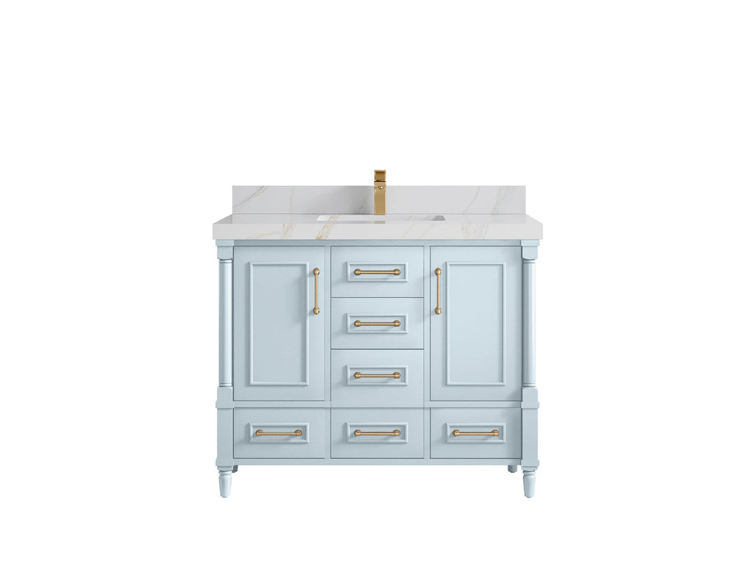 Aberdeen 42 in. W x 22 in. D Single Sink Bathroom Vanity - Willow Bath and Vanity
