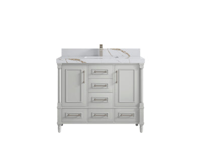 Aberdeen 42 in. W x 22 in. D Single Sink Bathroom Vanity - Willow Bath and Vanity