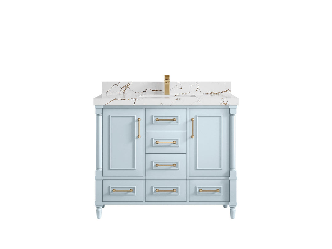 Aberdeen 42 in. W x 22 in. D Single Sink Bathroom Vanity - Willow Bath and Vanity